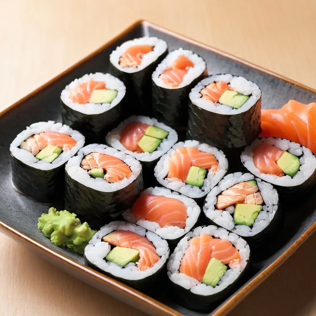 Salmon Sushi Rolls